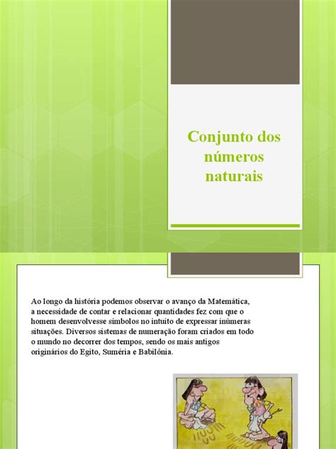 Conjunto Dos Números Naturais | PDF | Exponenciação | Números