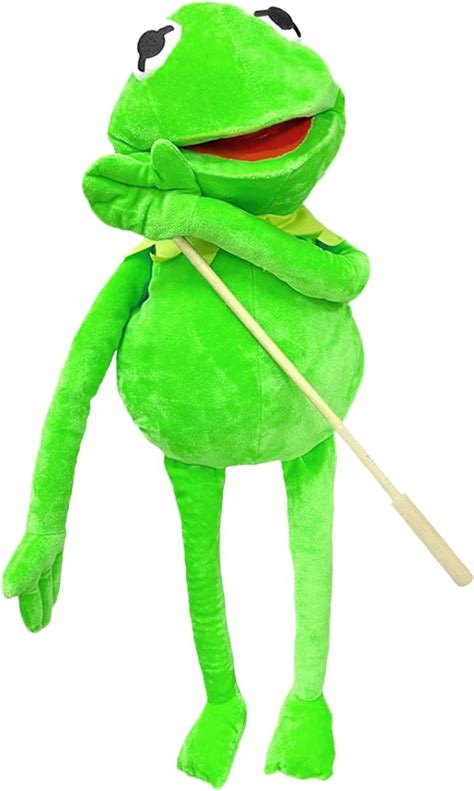 Buy Kermit Frog Puppet Frog Puppet With Detachable Wooden Pole Soft