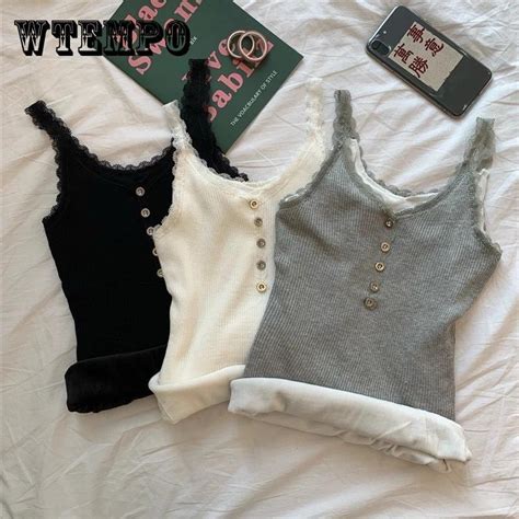 Buy Inner Wear For Women Velvet Vest Sexy Winter Thermals Sleeveless Body Tops Solid Slim Lace