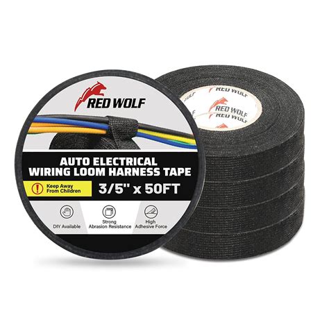 Amazon Red Wolf Wiring Harness Cloth Tape High Temp Self Adhesive