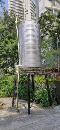 Go Green 2400 Litre Vertical SS Water Tank 1000 5000 L At Rs 28800