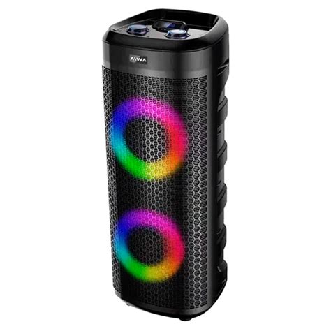 Parlante Bluetooth Portatil Torre Luces Aiwa W Brandimia