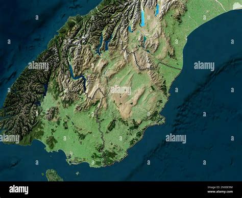 Otago Regional Council Of New Zealand Low Resolution Satellite Map