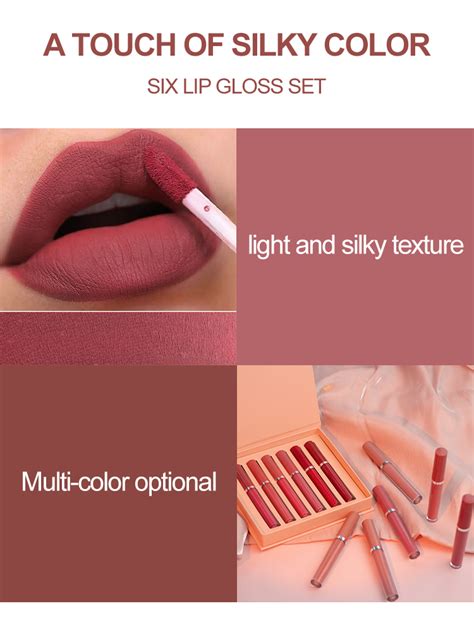 Matte Liquid Lipstick Set Waterproof Lip Makeup For Girls Women Multi