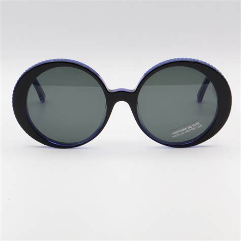 Bois Mat Histoire De Voir Sunglasses Blue Optician Optical Oval