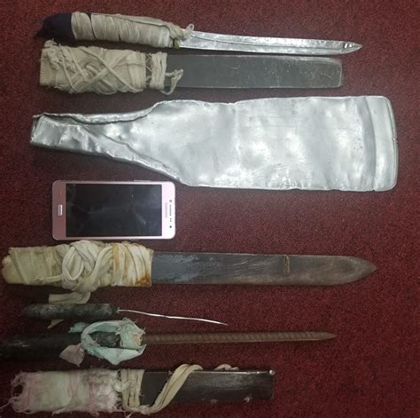 Lusignan Prisoners In Video Brandishing Homemade Weapons Stabroek News