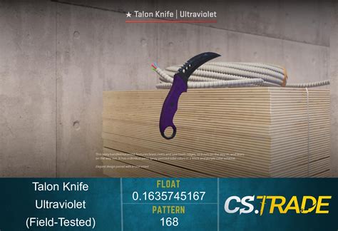 Talon Knife Ultraviolet Cs Go Cs Skin Cs Trade Wiki