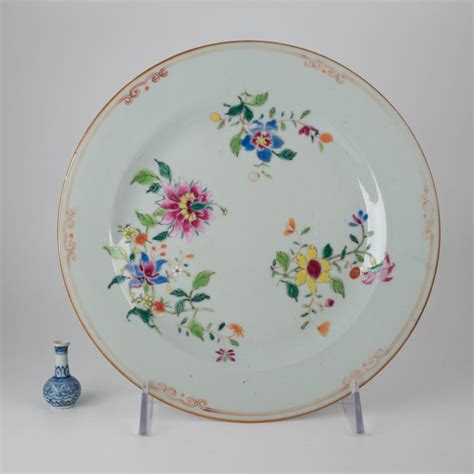 Plate Famille Rose Fencai Porcelain Chinese Lotus Catawiki