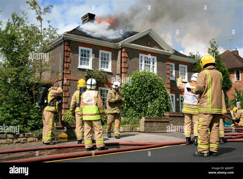 Firefighter In House Fire