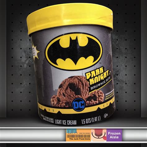 Batman Dark Knight Brownie Bite Ice Cream The Junk Food Aisle