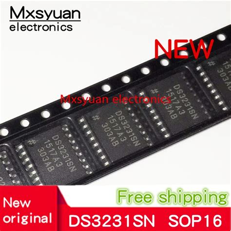 신제품 오리지널 시계/타이밍 실시간 시계, DS3231SN DS3231 DS3231SN # TR SOP16, 재고 있음, 10 ...