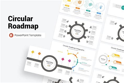 Circular Roadmap Powerpoint Template Nulivo Market