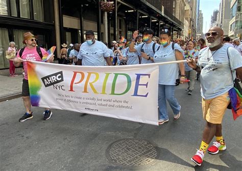 Ahrc New York City Triumphantly Returns To March In 2022 Lbgtq Pride