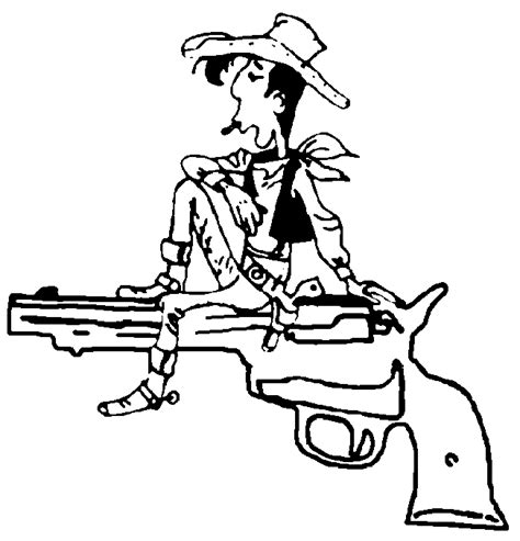 Dessin Lucky Luke Dessins Anim S Colorier Coloriages