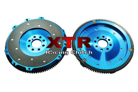 XTR Racing3 Dual Friction Clutch Kit Aluminum Flywheel For MITSUBISHI