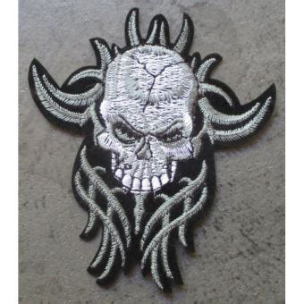 Patch Crane Pinstriping Tete De Mort Ecusson Thermocollant Pins Et