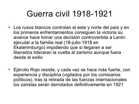 Historia La revolución Rusa causas desarrollo y consecuencias