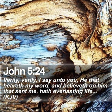 John Verily Verily I Say Unto You He That Heareth My Word And