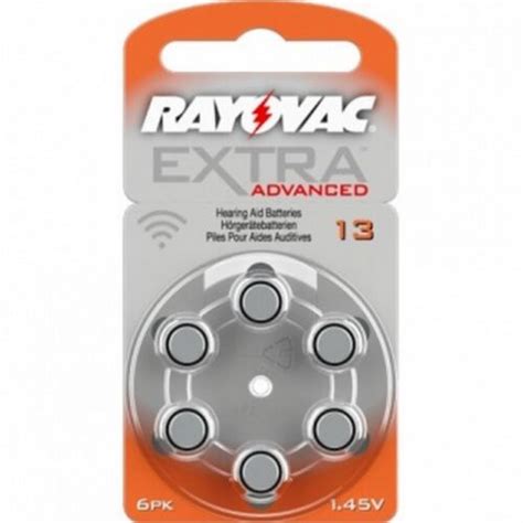 X Piles Pour Appareils Auditifs Rayovac Extra Advanced Au Xemf