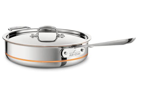 All Clad Copper Core 6qt Saute Pan 8700800302 Metrokitchen