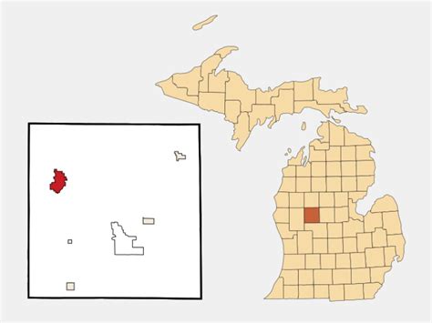 big rapids mi geographic facts maps mapsofnet