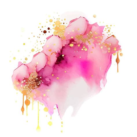 Pink Watercolor Paint Splash Isolated 17398955 Vector Art at Vecteezy