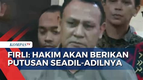 Firli Bahuri Usai Diperiksa 10 Jam Oleh Bareskrim Polri Hakim Akan