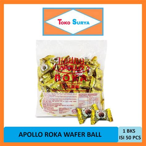 Apollo Roka Wafer Ball Chocolate Wafer Ball Covered With Nutty