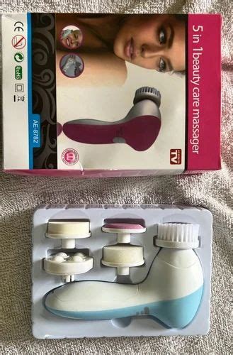 Blue And White Abs Plastic 5 In 1 Beauty Care Massager For Facial 24v At Rs 108box In Sagar