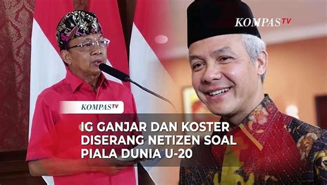 Instagram Ganjar Pranowo Dan Wayan Koster Diserang Netizen Soal Piala