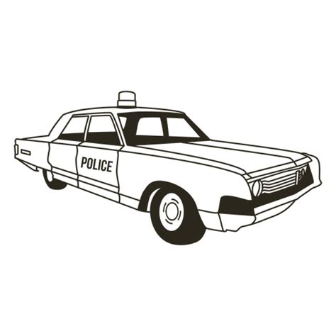 Police Car Siren Right Stroke Png And Svg Design For T Shirts