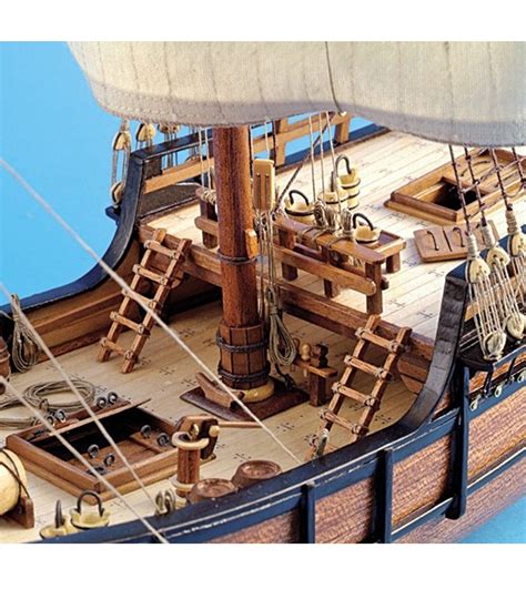 La Pinta Caravel Wooden Model Ship Kit At Scale