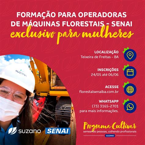 Suzano Promove Curso Gratuito Em Parceria O SENAI Para Operadoras