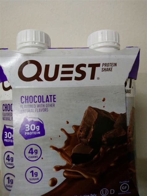 Quest Nutrition Protein Shake 30g Protein Chocolate Flavour Low Carb Health And Nutrition Health