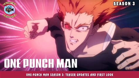 One Punch Man Season Teaser Updates And First Look Premiere Next