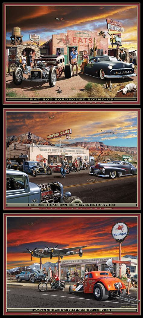 Larry Grossman Cool Car Drawings Art Cars Car Artwork