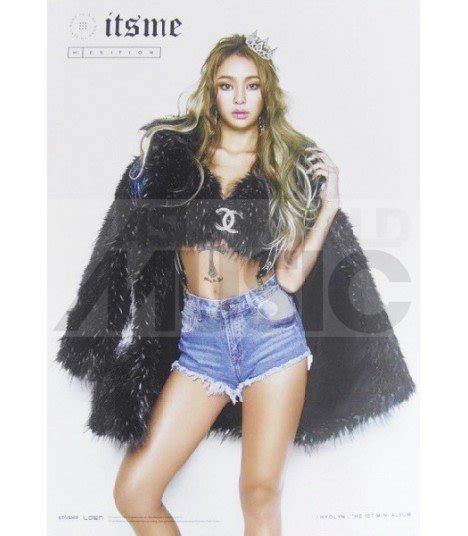 Affiche Officielle Hyolyn Sistar It S Me ASIAWORLDMUSIC FR MUSICA