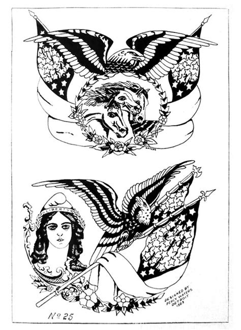 1920s Tattoo Flash By Percy Waters In 2023 Traditional Tattoo Flash