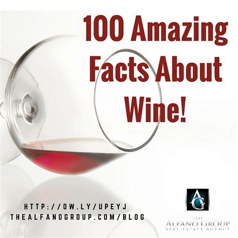 The Alfano Group Amazing Facts About Wine