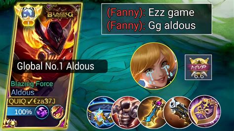 CARA COUNTER FANNY MENGGUNAKAN ALDOUS INI TUTORIALNYA BUILD ALDOUS