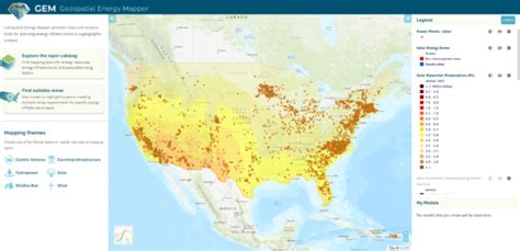 Interactive Mapping Tool For Siting Renewable Energy Projects Pv