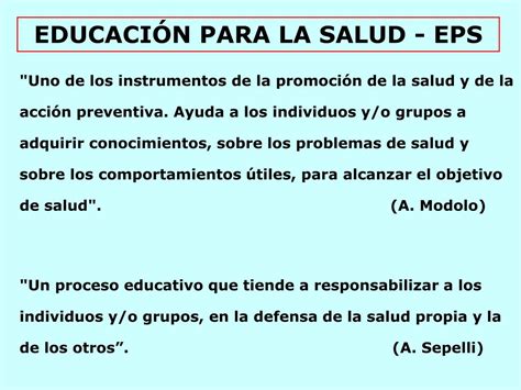 Ppt Salud P Blica Ii Educaci N Para La Salud Prof Adj Carlos Hugo