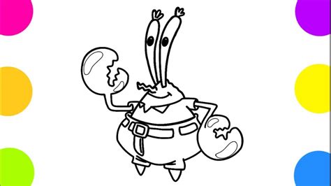 Spongebob Mr Krabs Coloring Pages