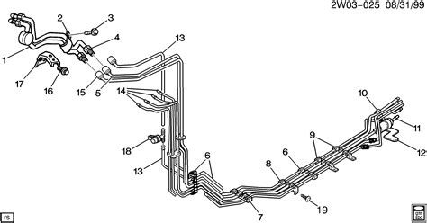 Pontiac Grand Prix Wj69 Fuel Supply System Fuel Lines Lg831j