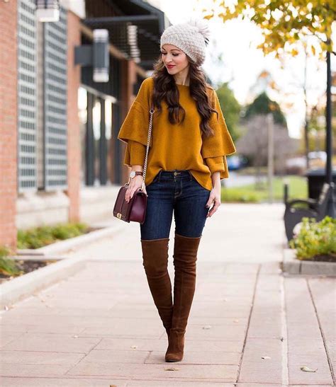 20 Best Outfits With Mustard Sweaters For Women In 2018