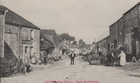 Lannes Route De Rolampont Carte Postale Ancienne Et Vue D Hier Et