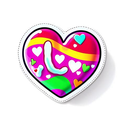 Premium Photo Heart Shaped Stickers 3d Hearts With Different Designs