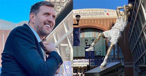 新聞分享 Dirk Nowitzki 雕像於達拉斯獨行俠主場外亮相 腳上球鞋也逼真還原 KENLU net