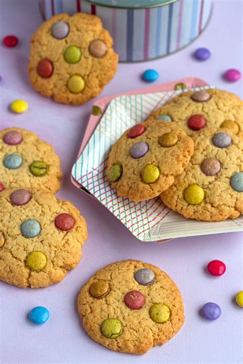 Cookies Aux Smarties Amandine Cooking Biscotti Ripieni