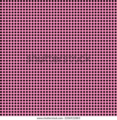 Black Polka Dot Pink Background Illustration Stock Illustration